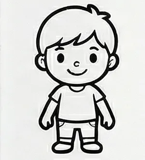 a drawing of a boy with a white shirt.webp